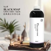 韓國女王家-黑色奇蹟薰衣草黑皂液1000ml