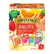 日本TWININGS無咖啡因綜合水果茶包16入