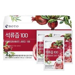 韓國 BOTO 高濃度紅石榴美妍飲 80ml*30（禮盒裝）