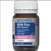 Wagner 加強版補鐵加維他命C Iron Plus30粒