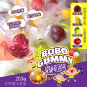 BOBO GUMMY剝啵軟糖綜合水果口味200g