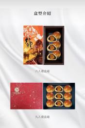 洪瑞珍中秋節月餅禮盒系列-6入/9入蛋黃酥禮盒